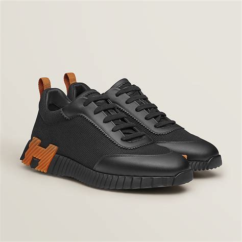 hermes sneakers black orange|Hermes sneakers for men.